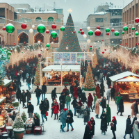 روز کریسمس در شهر تهران