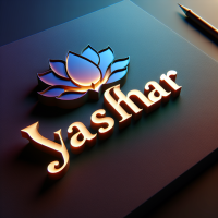 با اسم yashar یه لوگو طراحی کن اسم yashar واضح باشه