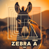 با عكس پس زمينه گورخر روي عكس بنويس zebra Ai